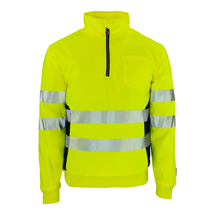 Bild von Warnschutz Zip-Sweater GONZEN mit Brusttasche