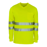 Bild von Langarmshirt PILATUS Hivis Gelb