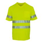 Bild von Warnschutz-Shirt SÄNTIS Hivis Gelb