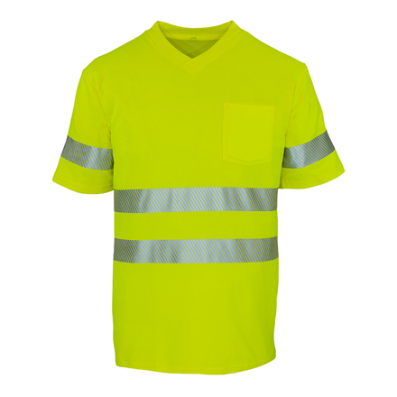 Bild von Warnschutz-Shirt SÄNTIS Hivis Gelb